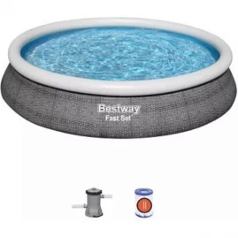 Бассейн BESTWAY FAST SET 457х84см, 9677л, фильтр-насос 2006л/ч