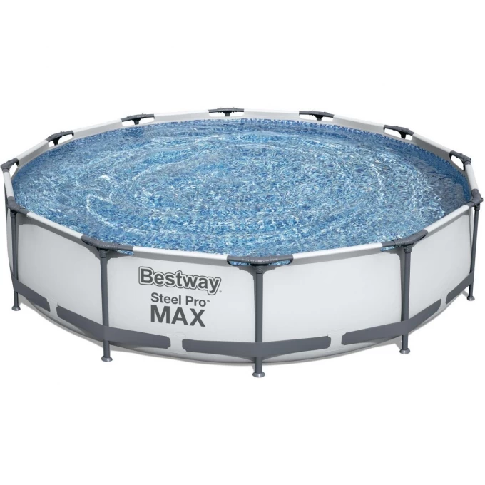 Каркасный бассейн BESTWAY STEEL PRO MAX 366х76см, 6473л + фильтр-насос 1249 л/ч 56416 BW Каркасный бассейн BESTWAY STEEL PRO MAX 366х76см, 6473л + фильтр-насос 1249 л/ч 56416 BW